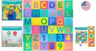 Kids Educational Floor Play Mat - 36 Interlocking Alphabet   Numbers Tiles