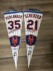 Verlander   Scherzer  York Mets Wincraft Full Size Mlb Pennant New