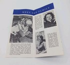 1960 Senator Estes Kefauver Democratic Primary Re Elect Campaign Brochure Family