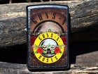 Guns N  Roses Zippo Lighter - Axl Rose - Slash - Duff - Appetite For Destruction