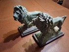Art Institute Of  Chicago Lion Bookends- Pair Of Lions -chicago Lion Sculptures