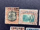 Labuan -nth Borneo Used Issues Inc Hv O prints     Bfy38