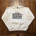 Vintage Scranton wilkes-barre Red Barons Sweatshirt Boys 16 White Baseball Milb