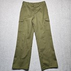 Vintage Boy Scouts Of America Pants Mens 32 Green Cargo Uniform Official 80s Bsa