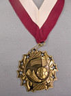 Lot Of 12 Soccer Medals     Tsy11g     2      Gold     Wide Maroon white Neck Drape Team