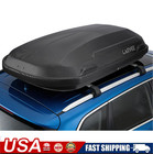 Rooftop Cargo Box Carrier Dual-side Opening Roof Mount Travel Luggage Storage