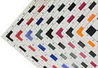 10 Pack - Vinyl Roll Up Chess Boards - Standard Tournament Size - 2 1 4  Squares