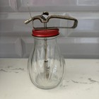 1940s Vintage Federal Tool Corp Honey syrup Glass Bottle Dispenser 