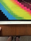 Vintage 1970 s Led Zeppelin Stairway To Heaven Flocked Velvet Blacklight Poster 