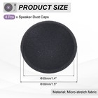 4 Pcs Speaker Dust Cap 38mm 1 5  Od Oiled Cloth Dome Subwoofer Coil Cover
