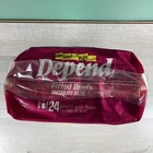 Vintage Depend Fitted Briefs Adult Diapers Size Medium 24 Pack 1990 Depends