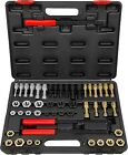 49pc Thread Repair Tool Unc Unf Metric Thread Chaser Restorer Kit With Tap Dies
