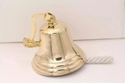 Vintage 11  Brass Ship Bell Polished Premium Nautical Boat s Bell Maritime