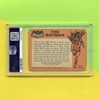 Original 1966 Topps Batman Black Bat Trading Card  1 Psa 5
