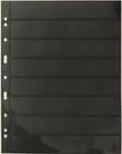4 Packs Lighthouse Grande Archival 8 Rows Double Side 20 Black Pages Stamp Sheet