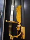 35  Usmc Replica Marine Corps Ceremonial Nco  Sword Saber  scabbard Etched Blade