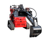 Single Arm Digger 12in Bucket Backhoe Attachment For Mini Skid Steer Loaders