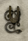 Antique Vintage Apollo Silver Co Monogram Initial L Napkin Clip Money Clip