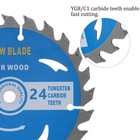 2pcs 5-1 2-inch Metal Cutting Circular Saw Blade 1 2  Arbor 2 2mm