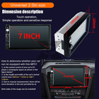 Double 2 Din Car Mp5 Player 7  Bluetooth Touch Screen Stereo Radio With Camera