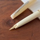 Vintage Pilot Gakken Pocket Fountain Pen White Steel Nib Nos Uninked 1970s