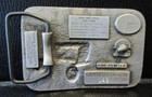 1967-1969 Oliver 1950 T Diesel Tractor Pewter Belt Buckle Spec Cast Limited Ed