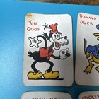 1930   s Chad Valley Silly Symphonies Walt Disney Trading Cards X 9 Card Lot Pluto