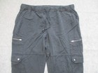 Banana Republic Joggers Mens Large Black Sweatpants Drawstring Cargo Pants