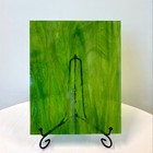 Stained Glass Sheet Mosaic Tile Light Green   Dark Green  8 x5  