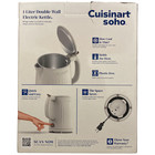 Cuisinart Soho 1-liter Double-wall Electric Kettle With Cord Storage  Truffle