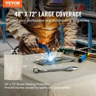 Vevor 48 x72  Welding Blankets Heat Treated Fiberglass Welding Mat Cover 2 Pack