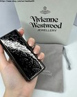 Christmas Gift Vivienne Westwood Orb Cigarette Case Black Metal Brand New
