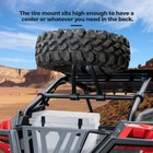 Utv Spare Tire Carrier Mount Rack Heavy Duty For 2020-2025 Polaris Rzr Pro Xp 4