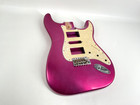 Mjt Official Custom Vintage Aged Nitro Guitar Body By Mark Jenny Vts Raspberry