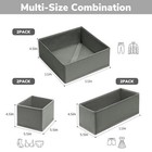  Drawer Organizer For Clothes Organizer Drawers Storage  Dresser 6 Pack Grey