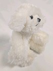 Russ Muffin Jr  Puppy Dog Plush White Stuffed Toy Sitting  Pouty Face 6  Maltese