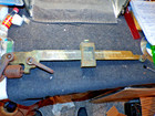 Antique Fairbanks Brass Scale Arm Single Beam 2000 Lbs