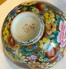 Chinese Famille Rose Porcelain Bowl pre-owned-has A Chip And Faded Stamp C-pics