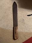Vintage Military Machete Dragon No  190 Made In Poland Wooden Handle