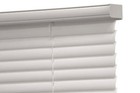 Mainstays 1  Cordless Vinyl Light Filtering Mini Blinds  White  29  W X 64  L