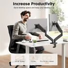 Smug Dual Monitor Stand Arm  Gas Spring 2 Monitor Desk Mount Adjustable Height