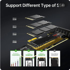 Jeyi M 2 Nvme Ssd To Pcie 4 0 3 0 Pcie X1 Adapter Card For Desktop Pc New
