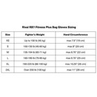 Rival Boxing Rb7 Fitness Plus Hook And Loop Bag Gloves - Pink white Large Size