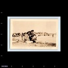 Old Vintage Photo Beach Scene Man Woman Couple Found Snapshot Photgraph