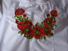 Handmade  Modern Embroidery Folk Peasant Ukrainian Ethno Dressshirt