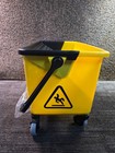 Rubbermaid Commercial Fgq90088yel Microfiber Mop Bucket W  Press Wringer Yellow
