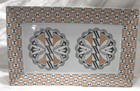 Native American Acoma Pueblo Brenda Charlie Collection Lg Serving Platter 14 In 