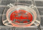 Vintage Glass Advertisement Ashtray Montague County Tx Centennial