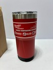 Milwaukee 48-22-8392rx Packout 20oz Insulated Tumbler Red Single