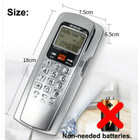 Home Office Desk Corded Telephone Caller Id Wall Mount Landline Handset Phone